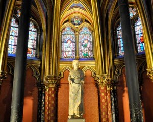 Statue of Louis IX- Lower Chapel- Sainte-Chapelle