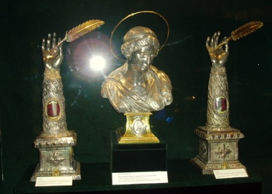 Bracci di San Matteo e San Luca evangeisti. Museo della basilica di Santa Maria Maggiore - Roma
