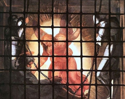 Ra ffaello Liberazione San Pietro particolare
